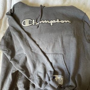 grey champion hoodie